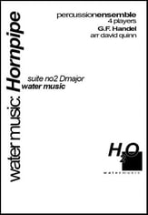 Water Music: Hornpipe from Suite No. 2 in D Major Keyboard Percussion Ensemble Import cover